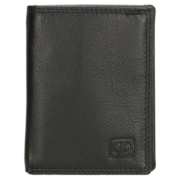 Kartenetui 8x10cm aus Leder in Schwarz und RFID-Schutz