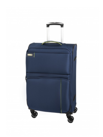 Reisetrolley|Bordgepäck 4-Rad 55cm in Blau