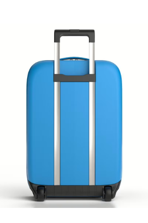 Reisetrolley faltbar 2-Rad 55x40x20cm cm in Blau