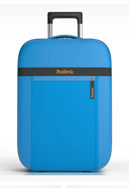 Reisetrolley faltbar 2-Rad 55x40x20cm cm in Blau