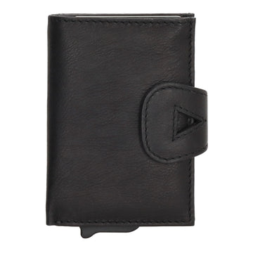 Kartenetui| Safty Wallet 10x7cm in Schwarz mit RFID-Schutz