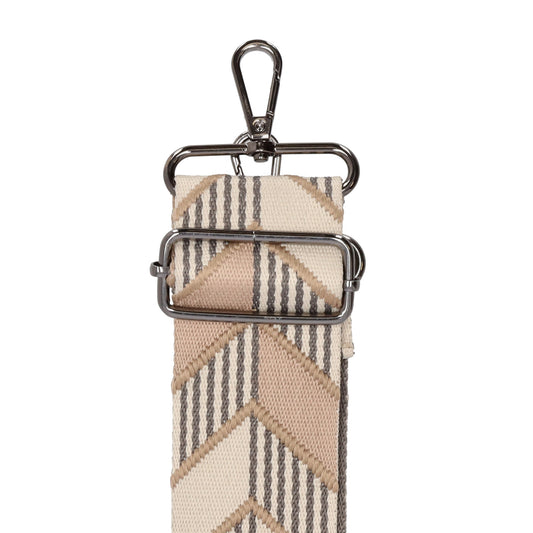 Taschenriemen|Wechselriemen 140cm in Natur|Beige gemustert