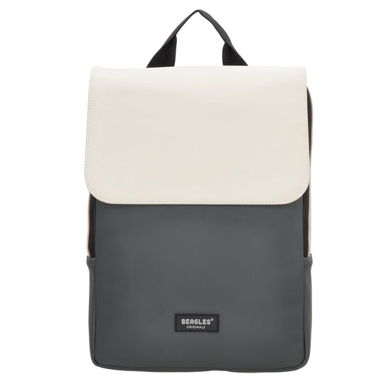 Rucksack 38x28x12 in Grau|Anthrazit Multi mit Überschlag