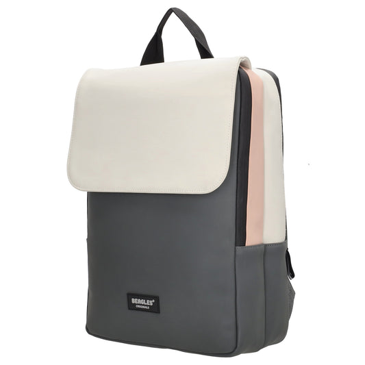 Rucksack 38x28x12 in Grau|Anthrazit Multi mit Überschlag