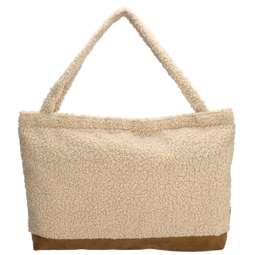 Teddyshopper XXL 60x36cm in Creme|Beige mit Reißverschluss