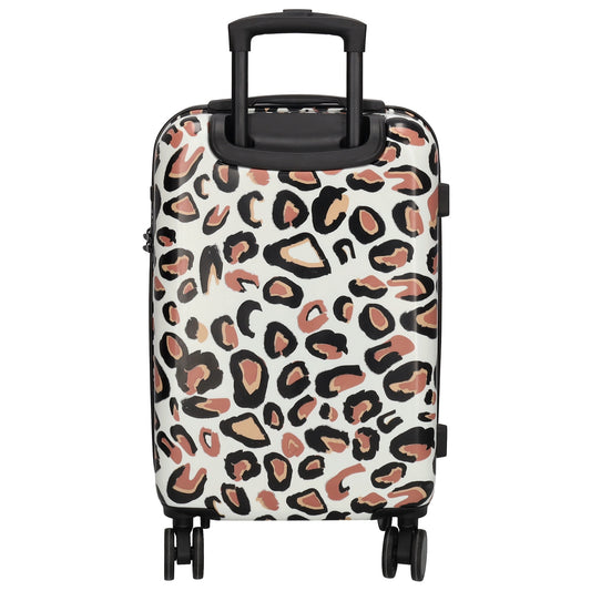 Reisetrolley|Hartschalenkoffer 57cm im Leoparden-Look mit 4-Rad