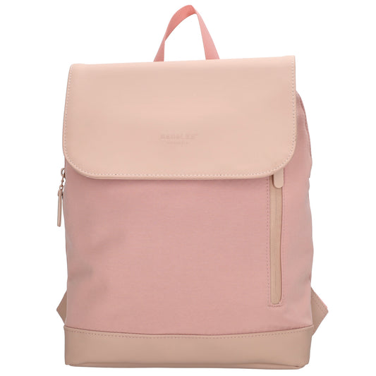 Rucksack 46x26,5x11,5cm in Rosa mit Überschlag