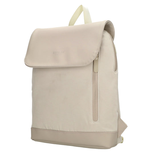 Rucksack 46x26,5x11,5cm in Creme|Beige mit Überschlag