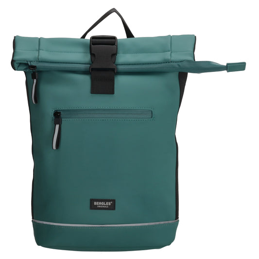 Rolltoprucksack 42x28x10cm in Petrol mit Klickverschluss