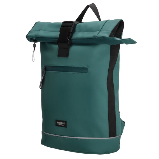 Rolltoprucksack 42x28x10cm in Petrol mit Klickverschluss