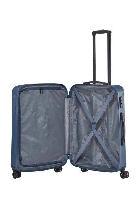 Bali Trolley M in Blau mit 4-Rad aus Polypropylen