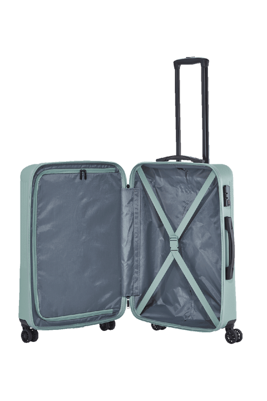 Bali Trolley M in Mint mit 4-Rad aus Polypropylen