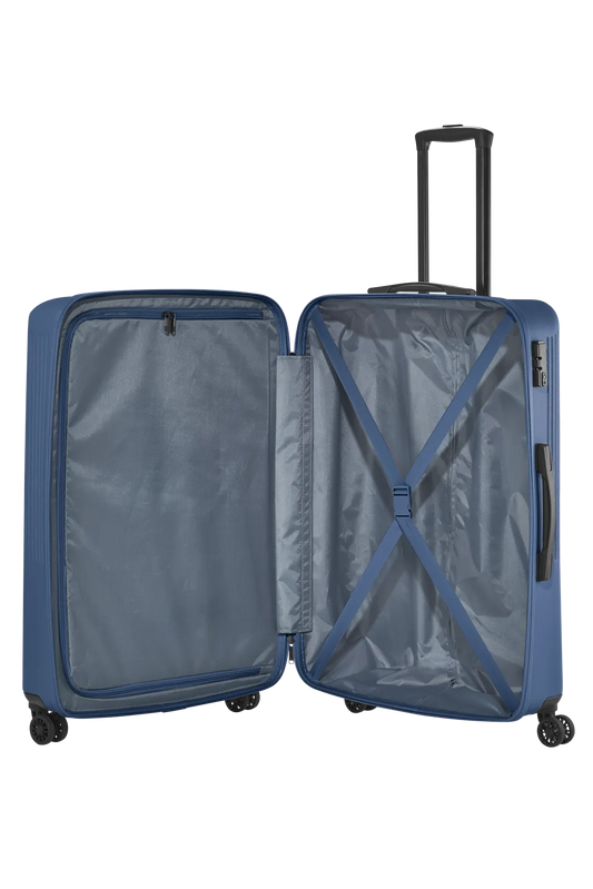 Bali Trolley Set 3-teilig in Blau mit 4-Rad aus Polypropylen