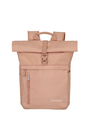 Rolltoprucksack 37 x 60 x 16 cm in Puderrosa