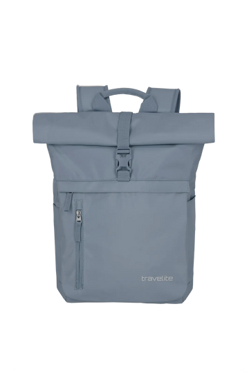 Rolltoprucksack 37 x 60 x 16 cm in Rauchblau