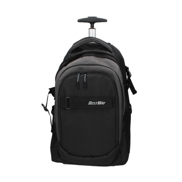 Rucksack | Trolley in Schwarz 34x23x50cm aus Nylon