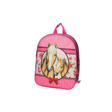 Kinderrucksack " Pferd " 23x9x29cm in Pink