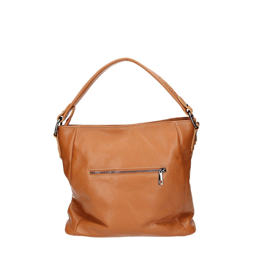 SALE Beuteltasche in Cognac aus Leder