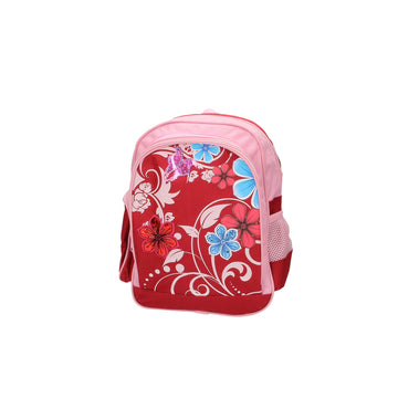 Kinderrucksack "Blumen" in Rot|Pink