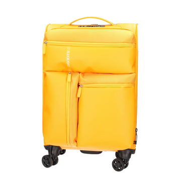 Reisetrolley 4-Rad 48x34,5x16,5 cm in Gelb