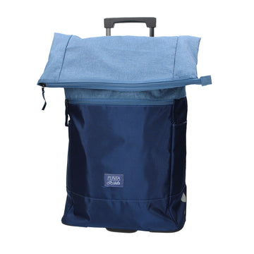 Fahrradtasche|Shopping Roller 33x18x51cm in Blau