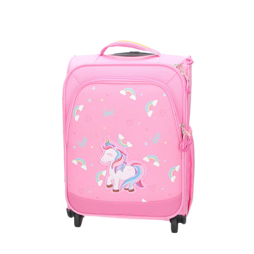 Reisetrolley Travelite "Minimover" Einhorn 2-Rad in Rosa