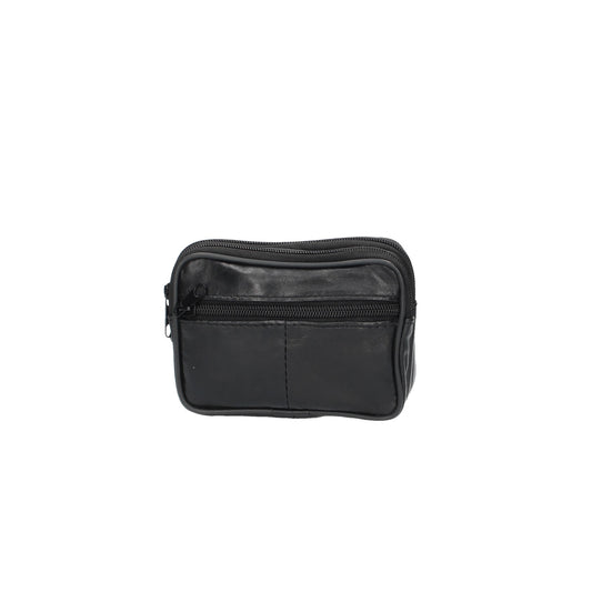 SALE Gürteltasche in Schwarz aus Leder