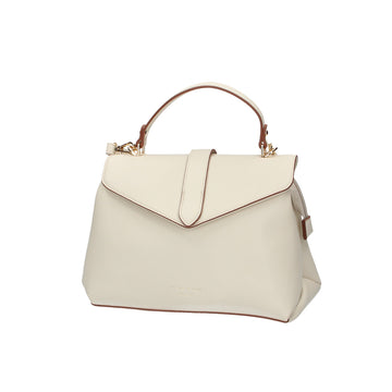 SALE Handtasche in Creme aus Synthetik