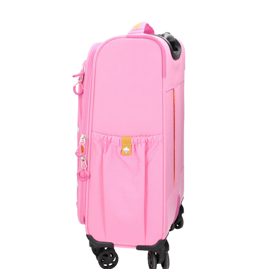 Reisetrolley Travelite "Minimover" Einhorn 4-Rad in Rosa