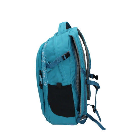 Rucksack 30x14x47cm in Türkis mit Reißverschluss