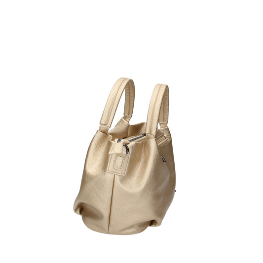 SALE Beuteltasche klein in Lightgold aus Synthetik