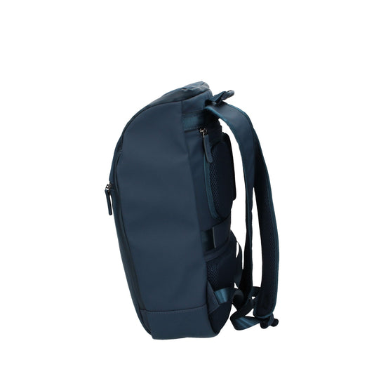 Rucksack 28x13x44cm in Blau mit Reißverschluss