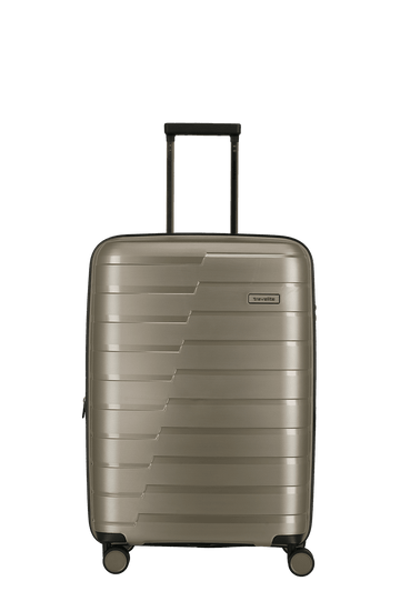 Air Base Trolley M in Champagner mit 4-Rad und Erweiterung