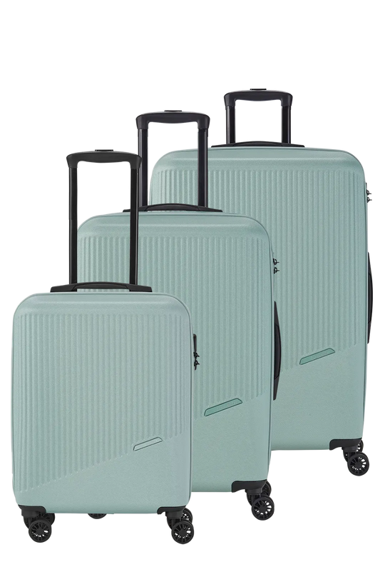 Bali Trolley Set 3-teilig in Mint mit 4-Rad aus Polypropylen